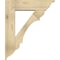 Ekena Millwork Olympic Traditional Rough Sawn Bracket w/ Offset Brace, Douglas Fir, 8"W x 30"D x 36"H BKT0806X30X36OLY01RDF - alternate 2
